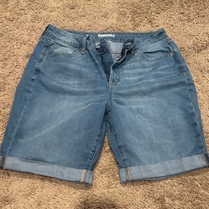 Sonoma Blue Jean Shorts